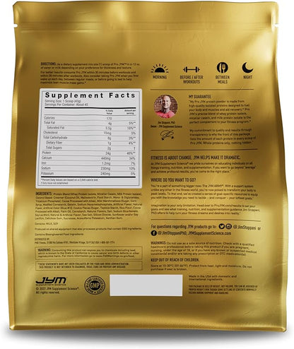 Pro JYM Rocky Road Protein Powder - Whey Protein Isolates, Casein, & Milk Protein, Lean Muscle Building for Men & Women, JYM Supplement Science, 45 Servings