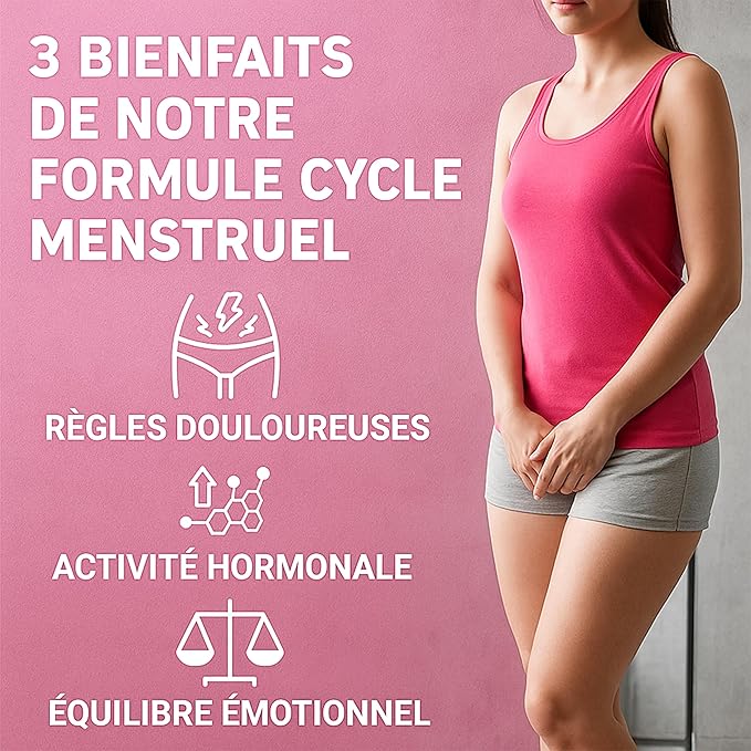 FemBalance® – Women’s Hormone Balance Supplement for PMS Support & Menstrual Cramp Relief - Ashwagandha, Magnesium & Chamomile for Hormonal Balance, Mood & Energy – 90 Vegan Capsules