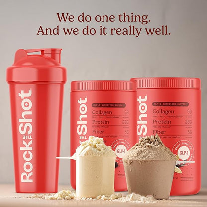 GLP-1 Nutritional Support Supplement, Chocolate & Vanilla – Protein & Vitamin Doctor-Designed Daily Shake for GLP1 Users with Fiber, Collagen & BCAAs, Helps Maintain Nutritional Balance