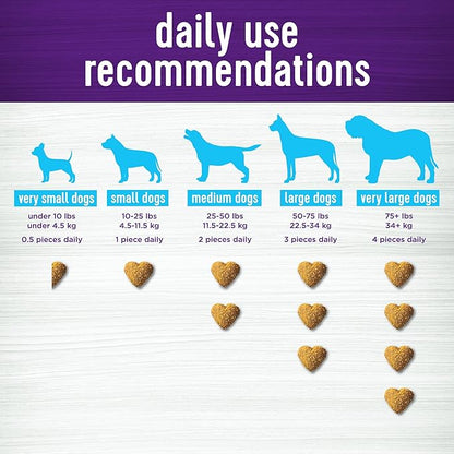 Wellness Grilled Chicken Flavored Soft Chews Hip & Joint Health Supplements for Dogs, 45 Count