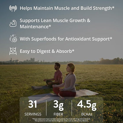 MRM Veggie Elite Performance Protein - Chocolate Mocha, Plant-Based Powder, 24g Protein per Serving with BCAAs & Digestive Enzymes, Clinically Tested - Vegan, Gluten-Free - 31 Servings
