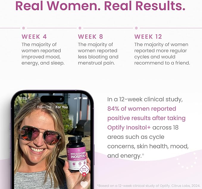 Premium Inositol Supplement - Myo-Inositol and D-Chiro Inositol Powder Plus Folate and Vitamin D - Ideal 40:1 Ratio - Hormone Balance & Healthy Ovarian Support for Women - Vitamin B8 - 30 Day Supply