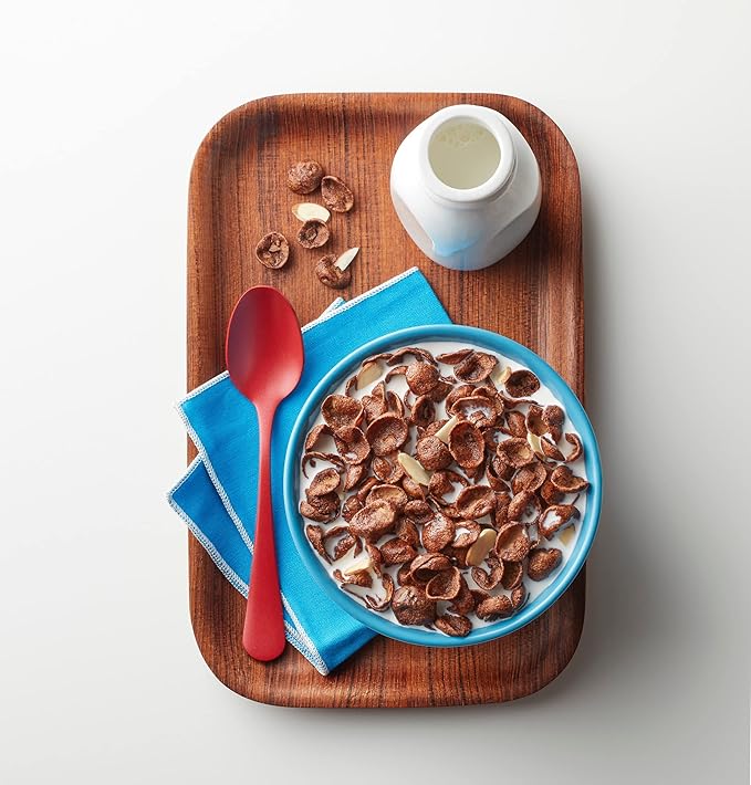 Post Premier Protein Chocolate Almond Cereal, Chocolatey Protein Cereal Flakes with Sliced Almonds, Contains 20g of Protein Per Serving, 30 OZ Box