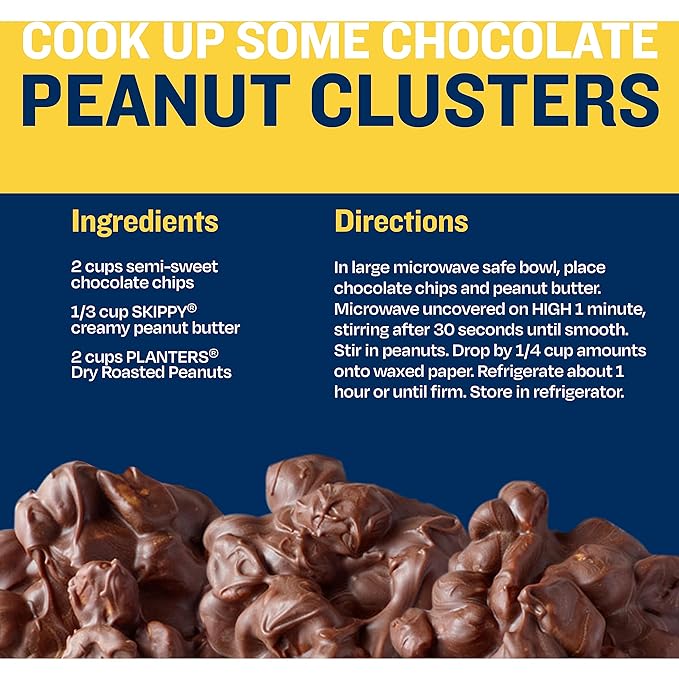 PLANTERS Salted Peanuts, Dry Roasted Peanuts, Party Snacks, Plant Based Protein, Snacks For Adults, 16 Ounce (Pack of 2)