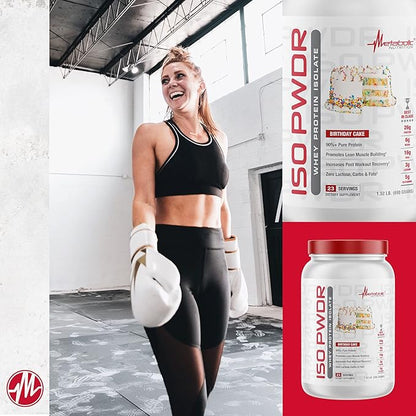Metabolic Nutrition Whey Protein Isolate ISO PWDR Peanut Butter Cookie, 1.54lb, 23 Servings, 26g Protein, Fast Digesting, Zero Carbs, Delicious Flavor, Very Low Carbs & Fat, Zero Lactose