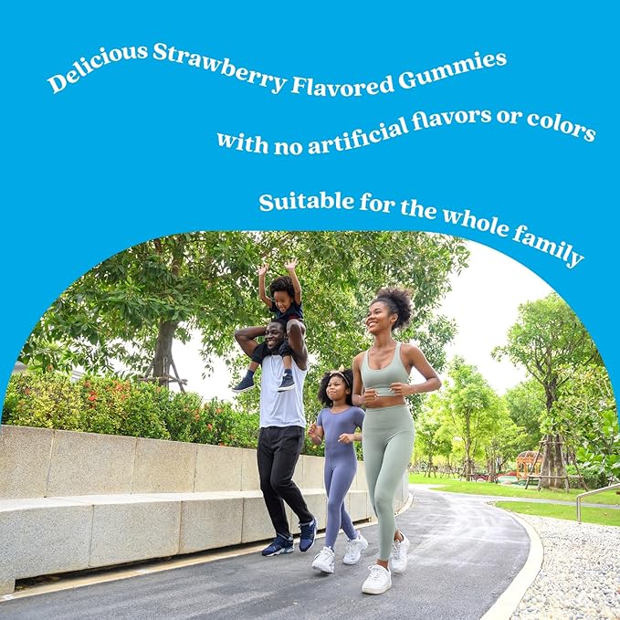BeLive Vitamin D3 Gummies with B12 Vitamins - 60 Ct I Immune Support Gummies with Vegan Vitamin B12 & D3, Provides Enhanced Bone & Muscle Strength, Hearth Health and Energy - Strawberry Flavor