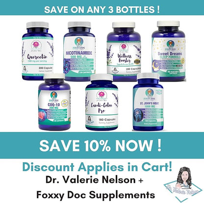 Melatonin Sleep Supplement with GABA, 5-HTP, L-Theanine - Sweet Dreams – by Dr. Valerie Nelson