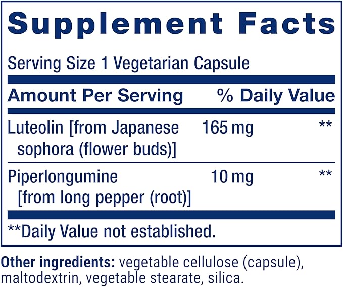 Life Extension GEROPROTECT® Autophagy Renew, Luteolin, piperlongumine, Cellular Health Support, Healthy Aging, Gluten-Free, Non-GMO, Vegetarian, 30 Capsules