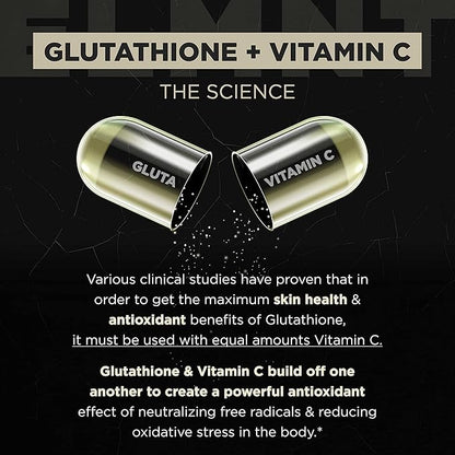 2150mg Super Liposomal Glutathione Supplement w. Vitamin C, Quercetin & Pure L Glutathione 2000mg Triple Action Formula Glutathione Liposomal Supplement w. Phospholipid Layer - 90 Pills, Non-GMO