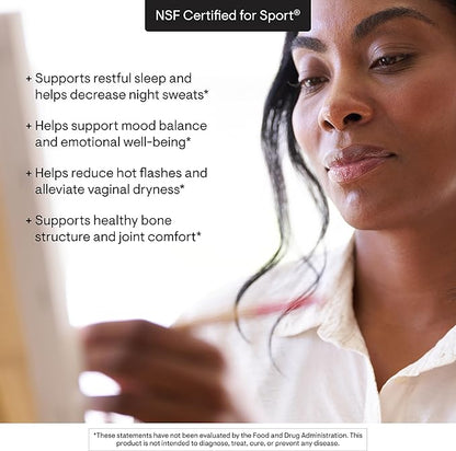 THORNE - Perimenopause Complete - Supports Mood Balance & Restful Sleep - Relief from Hot Flashes, Night Sweats & Vaginal Dryness* - Contains Herbal Ingredients - NSF Certified for Sport - 60 Capsules