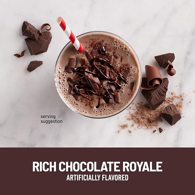 SlimFast Meal Replacement Powder, Original Rich Chocolate Royale, Weight Loss Shake Mix, 10g of Protein, 14 Servings (Pack of 3) (Packaging May Vary)