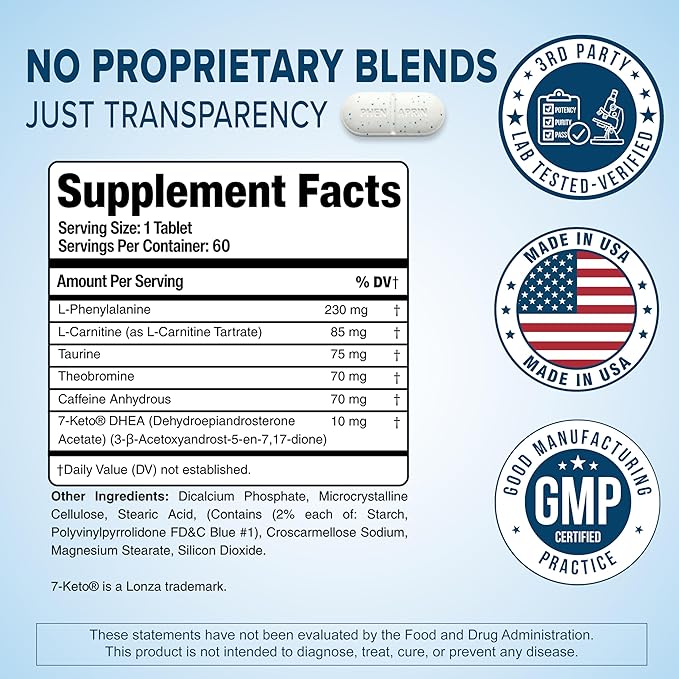 Advanced Diet Pills for Weight Loss & Energy – Multi-Pathway Appetite Suppressant & Thermogenic Fat Burner for Men & Women – Metabolism Booster, Food Noise & Cravings Support – 60 Tablets