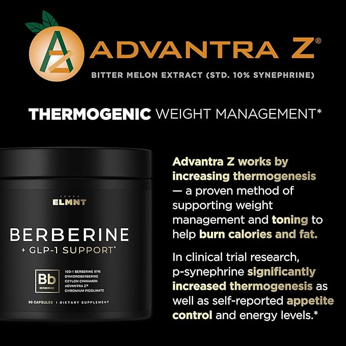 1,950mg GLP-1 Berberine Weight Loss Supplement + Dihydroberberine, Ceylon Cinnamon, Chromium Picolinate, Bitter Melon - 100x Strength Berberine 1500mg Natural Appetite Suppressant Pills for Women