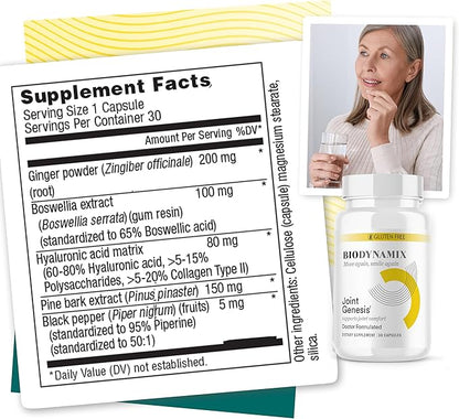 Joint Genesis, Joint Support Formula, Promotes Joint Function, Comfort, and Flexibility, 30-Day Supply, 6 Pack