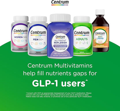 Centrum Silver Women's Multivitamin for Women 50 Plus, Multivitamin/Multimineral Supplement with Vitamin D3, B Vitamins, Non-GMO Ingredients, Supports memory and cognition in older adults - 65 Ct