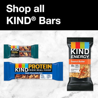 KIND Bars, Dark Chocolate Mocha Almond, Healthy Snacks, Gluten Free, Low Sugar, 5g Protein, 12 Count (Pack of 2)