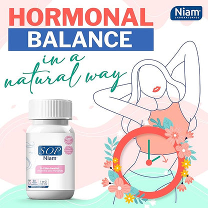 60 Day Supply | D-Chiro Inositol Supplement for PCOS - 500mg | Folic Acid, Vitamin B6, B12, D3 & Biotin | Polycystic Ovary Syndrome | Hormonal Balance & Fertility Support