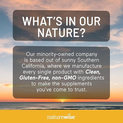 NatureWise Vitamin D3 1000iu (25 mcg) 200-Day Supply for Immune Support, Healthy Muscle Function, and Bone Health - Non-GMO, Gluten Free in Organic Extra Virgin Olive Oil, (Mini Softgel), 200 Count