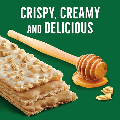 Nature Valley Crispy Creamy Wafer Bars, Honey Vanilla, Whole Grain, 5 Bars, 6.5 oz