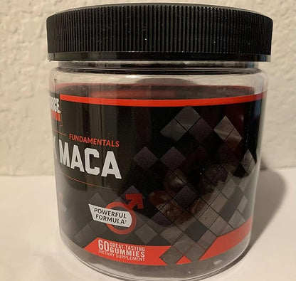 Force Factor Black Maca Gummies, 2-Pack, Black Maca Root to Enhance Male Vitality, Increase Energy & Strength, with BioPerine for Superior Absorption, Delicious Passion Berry Flavor, 120 Gummies
