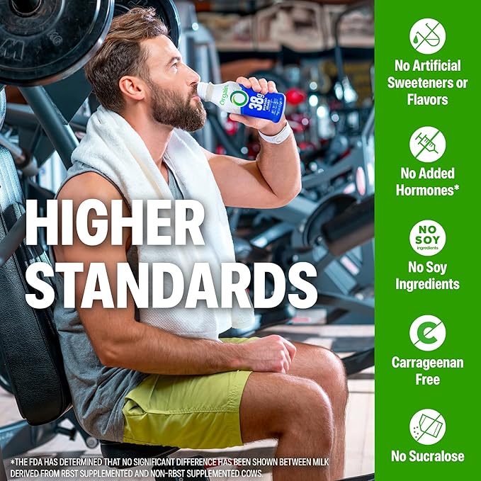 Orgain 38g High Protein Shake, Dairy Isolate Protein Milk, Vanilla, 6g BCAAs, 1g Sugar Per Serving, Meal Replacement, Ready to Drink, Keto Friendly, Gluten-Free 14 Fl Oz (Pack of 12)