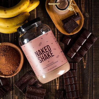 NAKED Shake - Chocolate Protein Powder - Plant Based Protein Shake with Mct Oil, Gluten-Free, Soy-Free, No Gmos Or Artificial Sweeteners - 30 Servings (Pack of 2)
