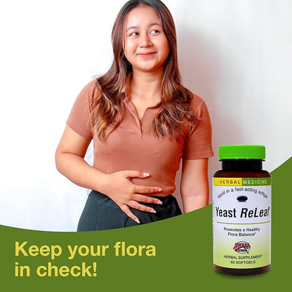 Herbs Etc. Yeast ReLeaf® Softgels 60 ct (Pack of 2)