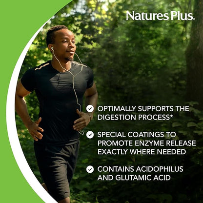 NaturesPlus Ultra-Zyme - 90 Tablets - Enzyme Supplement to Support Healthy Digestion - Gluten Free - 45 Servings