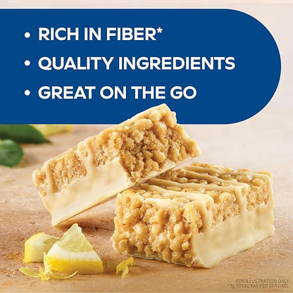 Atkins Lemon Flavored Snack Bar,High Protein Bar,Low Sugar and Low Carb,Keto Friendly Snack,Gluten Free,High in Fiber,Made with Real Almond Butter,16 Count (Pack of 2)