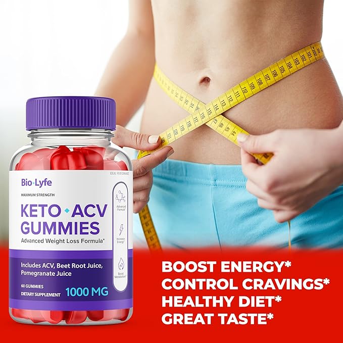 Biolyfe Keto + Gummies,BiolyfeKeto ACV Keto Supplement Gummies - Maximum Strength, Keto+ ACV Gummys, All Natural Support Formula Keto+ACV Advanced Formula, Biolyfe Keto Gummy Reviews (3 Pack)