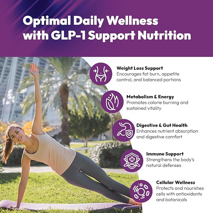 GLP-1 Support Weight Loss Supplement - Natural Appetite Suppressant for Women Men - Berberine Support Activate Hunger Control Curb Cravings Boost Metabolism Fat Burn & Gut Health