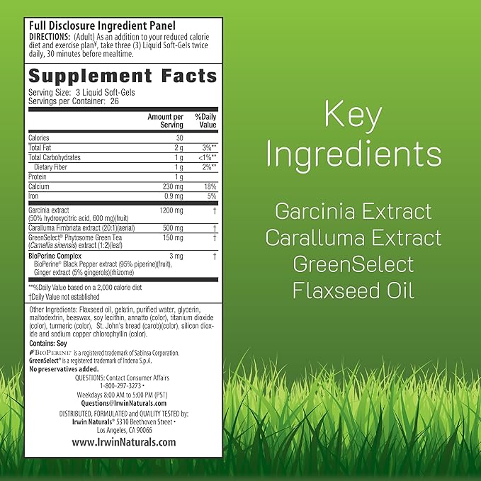 Irwin Naturals Triple-Diet Fat Reduction Max Accelerator - Supports Healthy Weight Management - 72 Liquid Soft-Gels