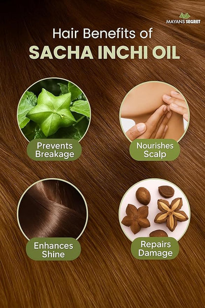 Pure Carrier and Essential Oils for Skin Care, Hair, Body Moisturizer for Face-Anti Aging Skin Care (Sacha Inchi Oil Organic, 4oz)