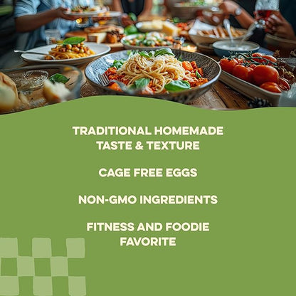 Al Dente Carba-Nada Cavatappi - Low Carb, High Protein - Keto & Point-Based Diet-Friendly, Artisanal Pasta Noodles, Cage-Free Eggs & Non-GMO Ingredients. 12oz Bags (Pack of 8)