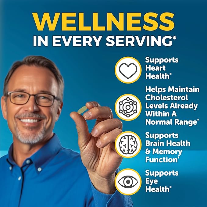 Viva Naturals Omega 3 Fish Oil Supplement for Women and Men - 2500 mg Triple Strength Fish Oil Pills with Re-Esterified Omega 3 Fatty Acids Including EPA, DHA DPA - 120 Pescatarian-Friendly Softgels