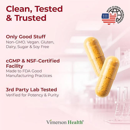 Organic Apple Cider Vinegar with Turmeric Curcumin Supplement & Ginger for Digestive Health, Metabolism, Energy & Joint Support – Organic Turmeric & Apple Cider Vinegar Capsules – 180 Vegan Capsules