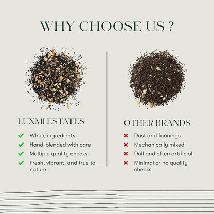 Luxmi Estates Chai Adda-Bari 100gm Tin | Masala Chai | Certified Organic Black Tea