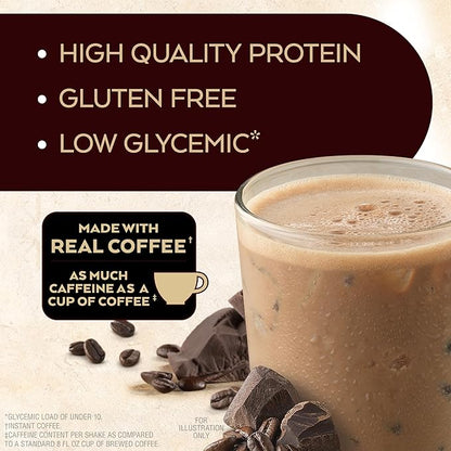 Atkins Mocha Latte Iced Coffee Protein Shake, 15g Protein, Low Glycemic, 4g Net Carb, 1g Sugar, Keto Friendly (Pack of 24)