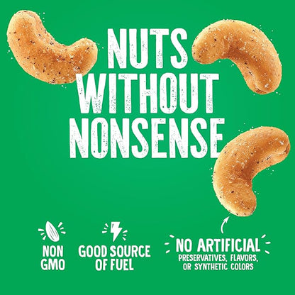 Emerald Nuts, 100 Calorie Packs, 7 Count, Salt & Pepper Cashews, 4.34 Oz