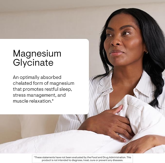 THORNE - Magnesium Glycinate - Supports Restful Sleep, Muscle Relaxation, Heart Health & Metabolism* - Chelated Magnesium Capsules - Third-Party Certified - Gluten, Dairy & Soy-Free - 90 Servings