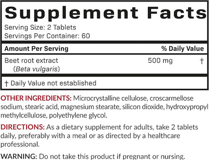 Futurebiotics Beet Root Extra Strength, Non-GMO, 120 Vegetarian Tablets