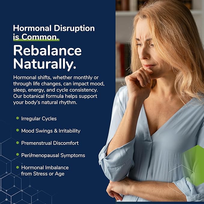 Vitex + DIM + Shatavari Hormone Balance Supplement – PMS, Menopause & Cycle Support for Women – Adaptogenic Complex with Maca, Ashwagandha, Dandelion – Vegan (2-Pack)