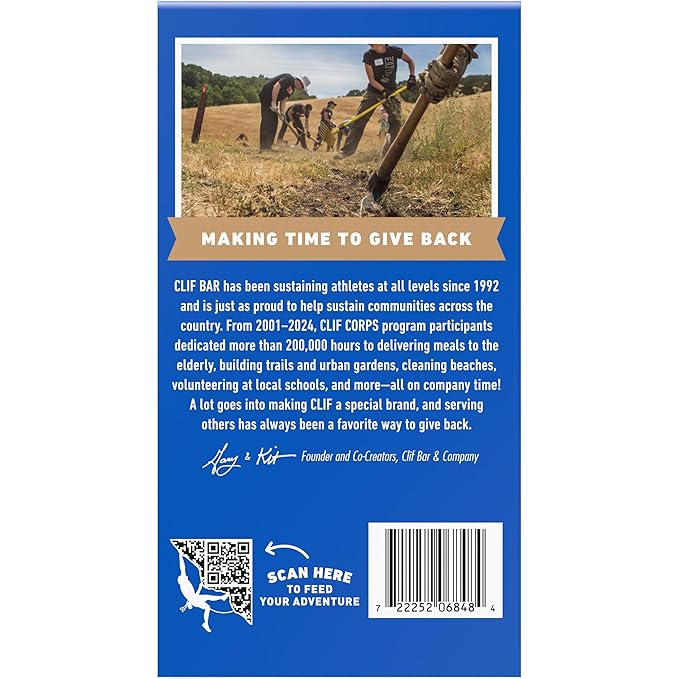 CLIF BAR - Energy Protein Bars - Chocolate Chip - Made with Organic Oats - Energy Bars - Non-GMO - (15 Pack)