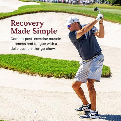 For Wellness Recovery Gummies Restore | Tart Cherry Energy Supplements with Electrolytes for Muscle Soreness, Post-Workout Performance & Recovery | Vegan, Non-GMO, 30 Count