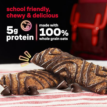 KIND Kids Granola Bars, Chocolate Chip, Gluten Free, Low Sodium, Peanut and Tree Nut Free Snacks, 5g Protein, 5 Count
