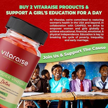 Apple Cider Vinegar Gummies - ACV with Mother Gummies for Weight Loss - Detox & Digestion Support - 1000mg - Keto ACV Gummies B9 & B12 - Metabolism Booster - Vegan, Non-GMO, Gluten-Free - 60 Chews
