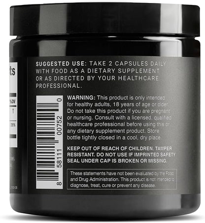 Toniiq Hyaluronic Acid Supplements – Lab Tested 95% Ultra High Purity – Fermented and Bioavailable with Vitamin C – Third Party Lab Tested – 180 Capsules