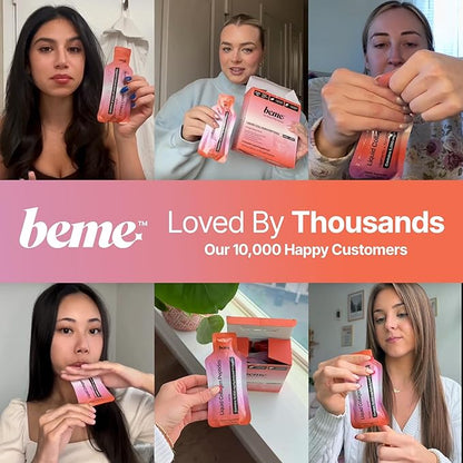 BeMe Wellness FORTIBONE Collagen Peptides - Liquid Collagen for Joint & Bone Health with 10,000mg FORTIBONE & FORTIGEL - Ready to Drink Sachets, Backed by Clinical Studies, Bone Density - 15 Servings