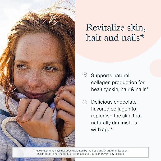 Youtheory Collagen Powder - Hydrolyzed Collagen Peptides with Vitamin C - Supports Healthy Bones, Joints & Immune System* - Chocolate - 10 oz (10-Day Supply)