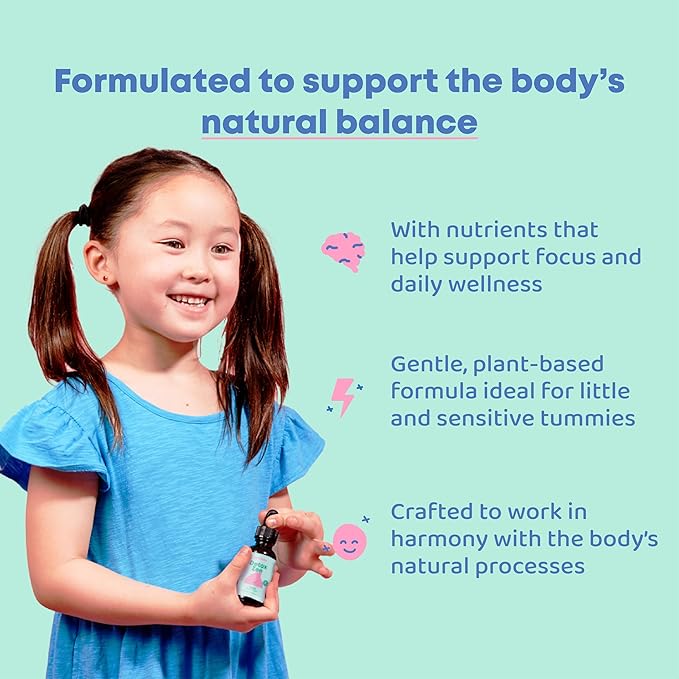 JoySpring DetoxZee Zeolite for Kids – Zeolite Clinoptilolite Drops with Cyanocobalamin B12 & Vitamin D3 Kids Support – Natural Berry Flavor Liquid | (2fl oz) 60 Servings
